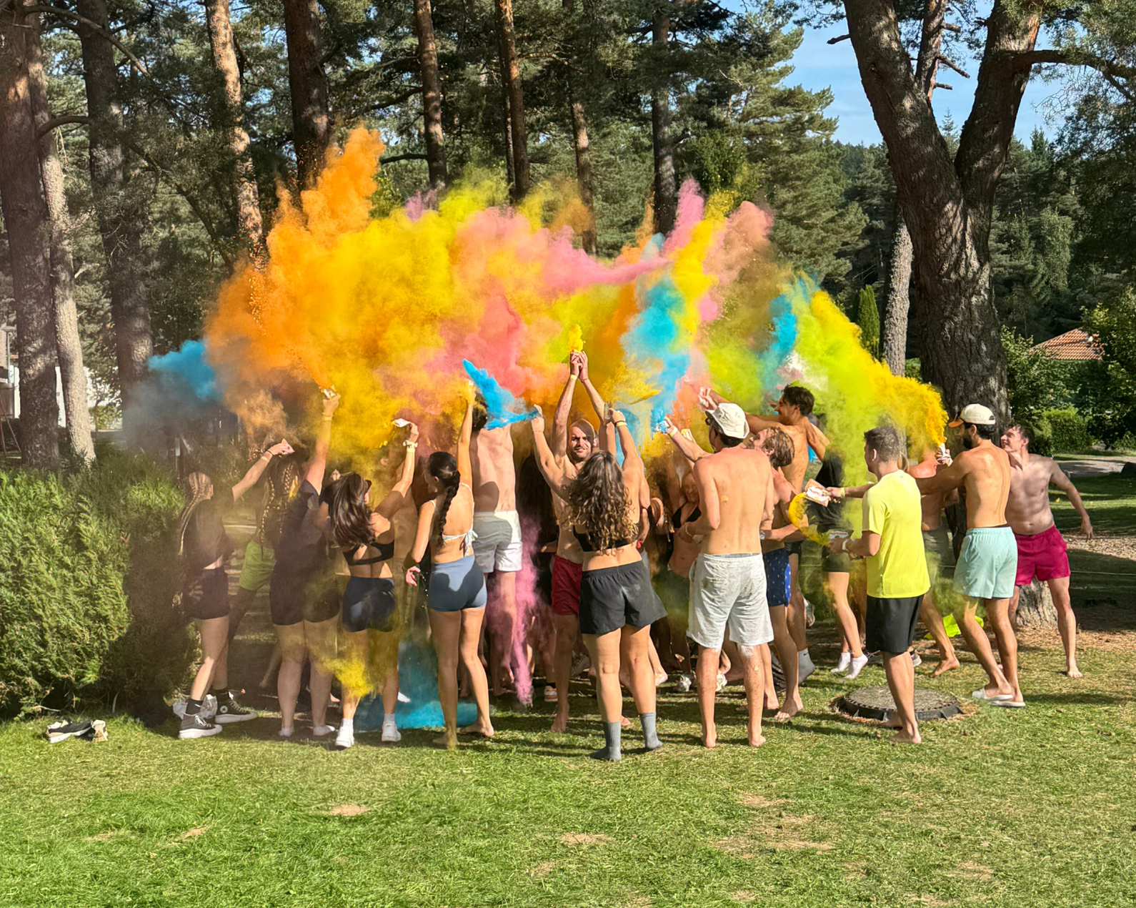 Les étudiants de l'IFSO durant le week-end d'intégration édition 2025-2026.
